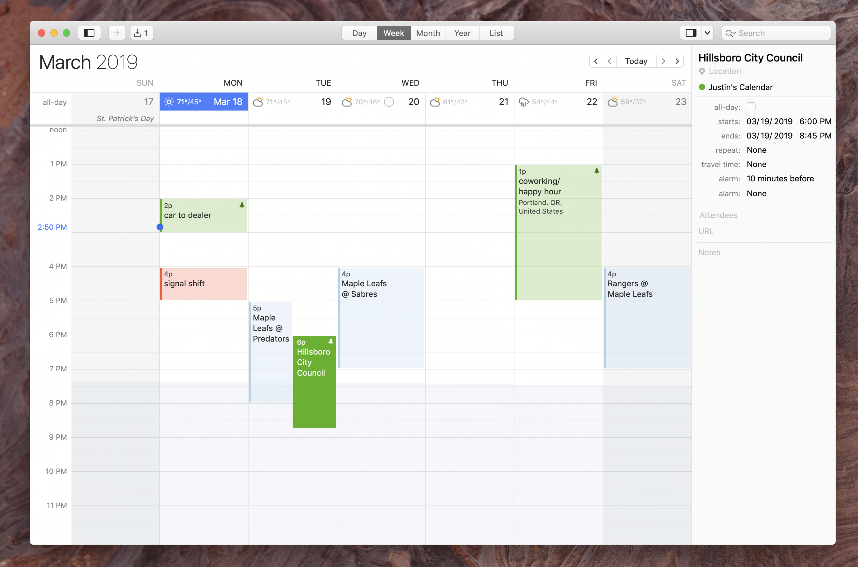 Weekly schedule app mac pro